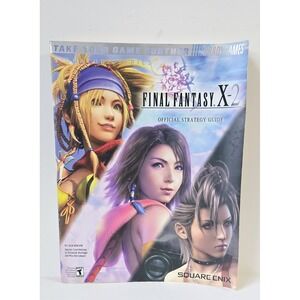 Final Fantasy X-2 strategy Guide w/ poster Brady Games